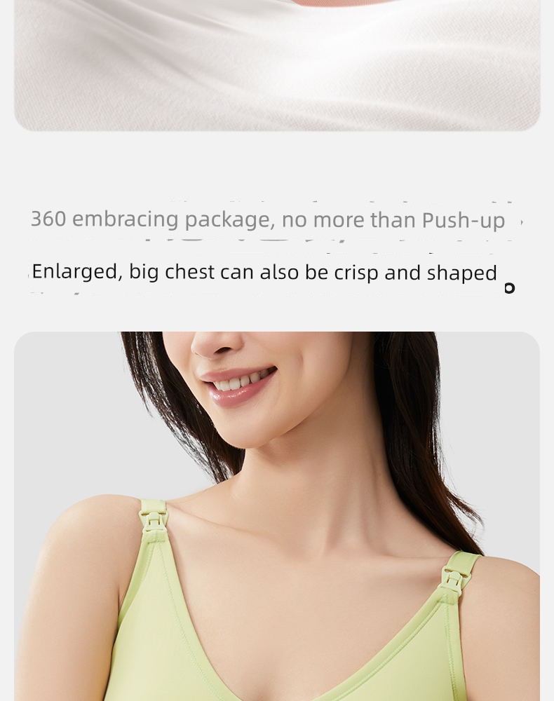 October Crystalline Nursing Postpartum Spring and Autumn Bra Pregnant Women — 10