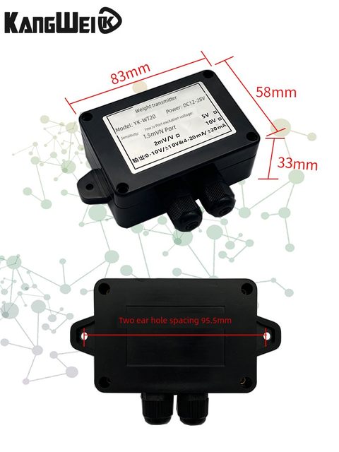 High-precision weighing sensor 0-10v pressure weight transmitter signal amplifier analog voltage current plc
