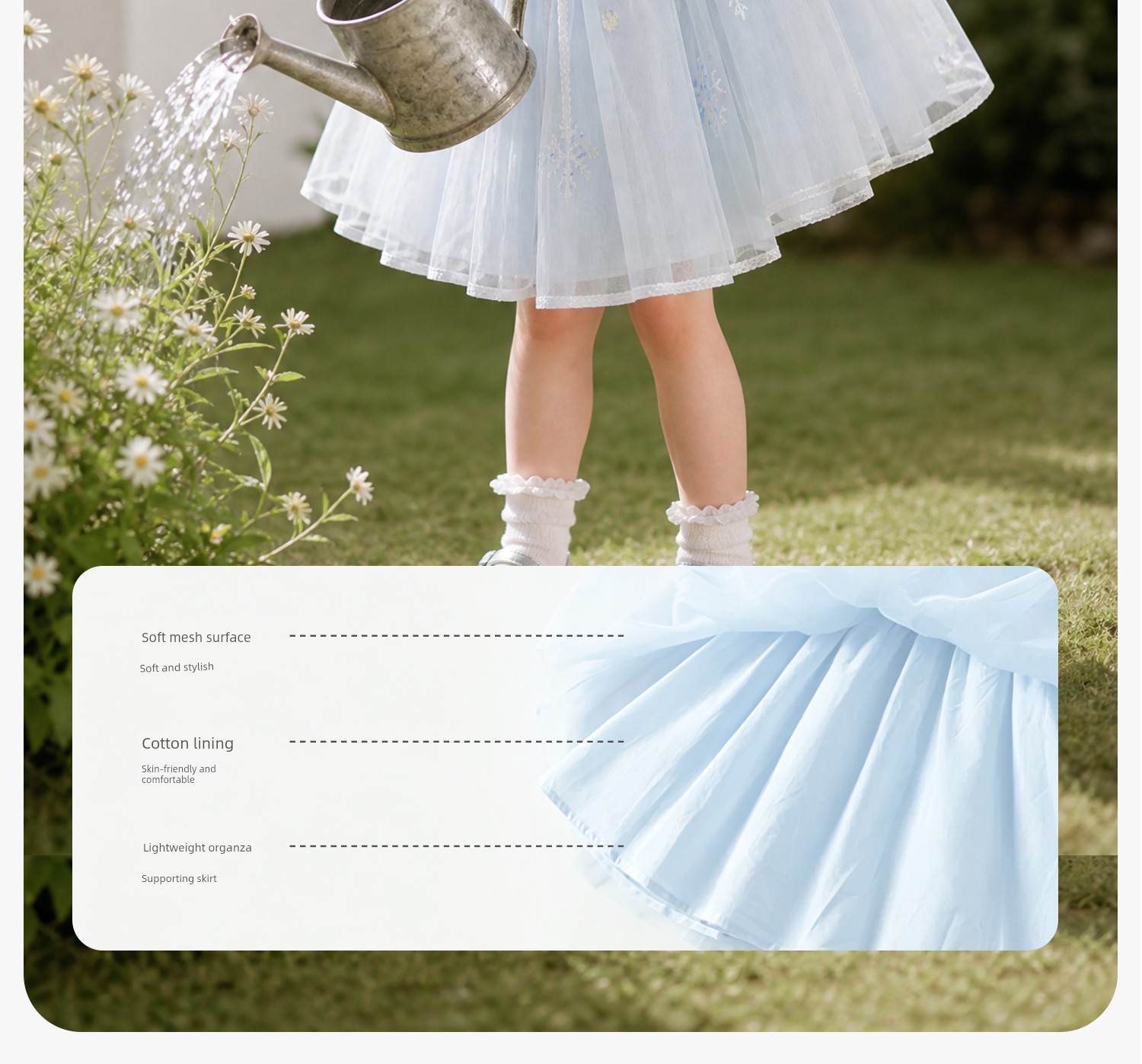 Girls' Dresses, Summer Dresses, New Fashionable Baby Dresses, Beautiful Princess Dresses, Autumn Little Girl Dresses, Children's Mesh Dresses — 8