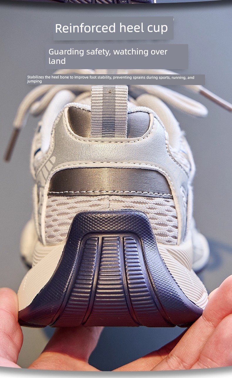 Girls' Dad Shoes 2026 Autumn New Style Children's Breathable Soft-Soled Sneakers for Older Kids Stylish Casual Shoes — 5
