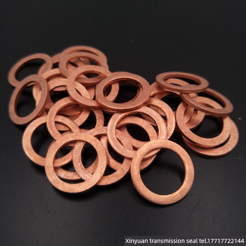 Copper Gasket 1.5mm Thick Red Copper Sealing Gasket Annealed M4678101214161718202224262732