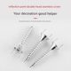 Sheep horn nails two-way fixing nails PVC installation markless nail skirting line woodworking decoration painting hides double-headed Y-shaped markless