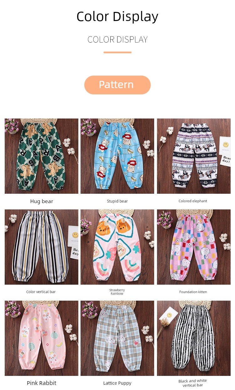 Thin Floral Artificial Cotton Baby Bloomers for Boys and Girls — 13