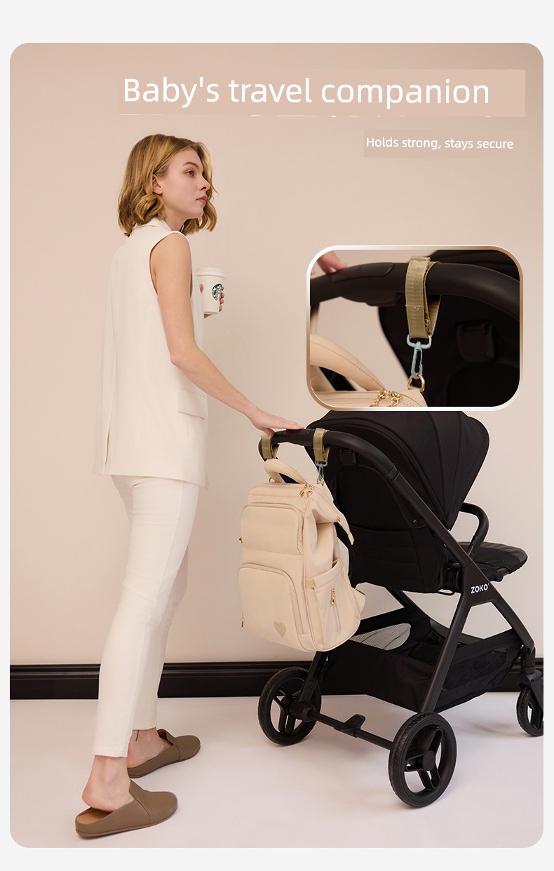Loveloc Mommy Bag, Lightweight Large-Capacity Backpack for Mothers and Babies When Going Out, Multifunctional Backpack, New Model — 15