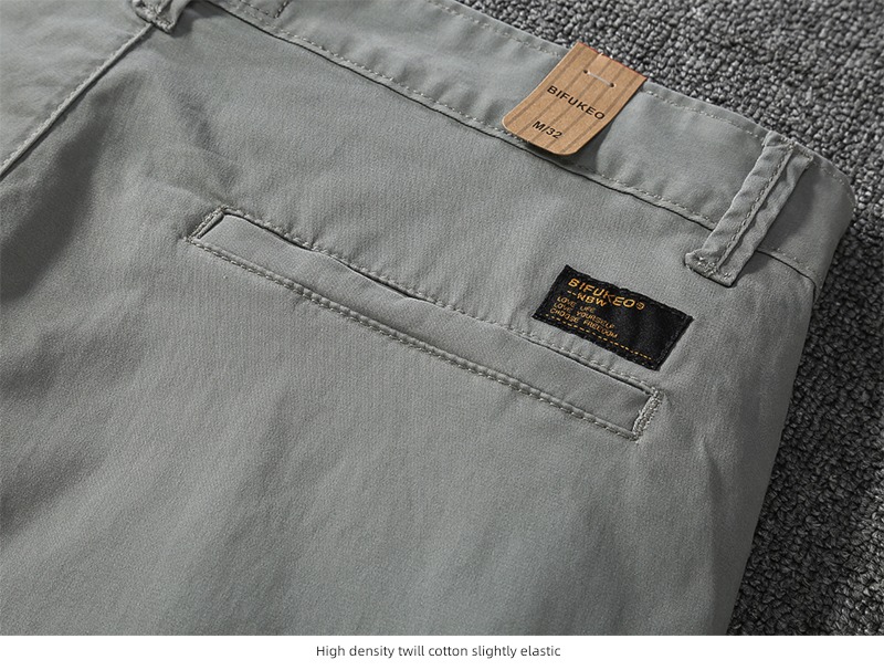 summer man Versatile Self-cultivation leisure time Solid color Three minutes of pants