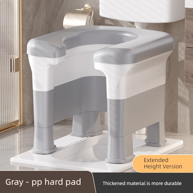 Portable Toilet Chair for Pregnant Women and Elderly People, a Mobile Toilet Seat for Squatting, a Portable Toilet Aid — 2