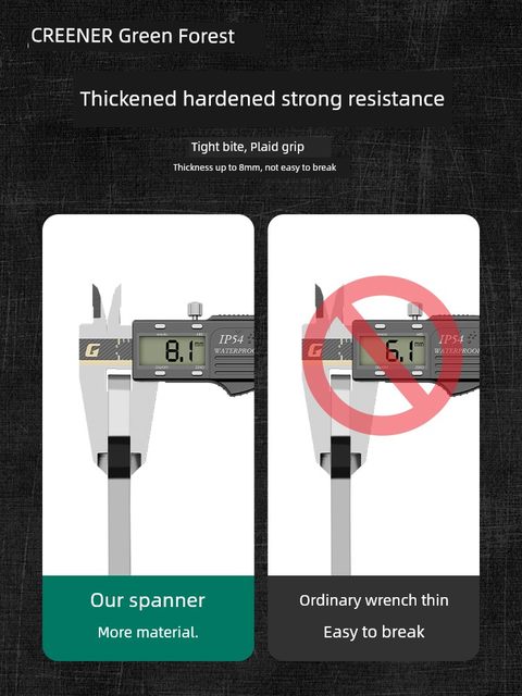 Green forest floor heating water distributor special open-end wrench fork fixing double-headed fork 28 board hand tool