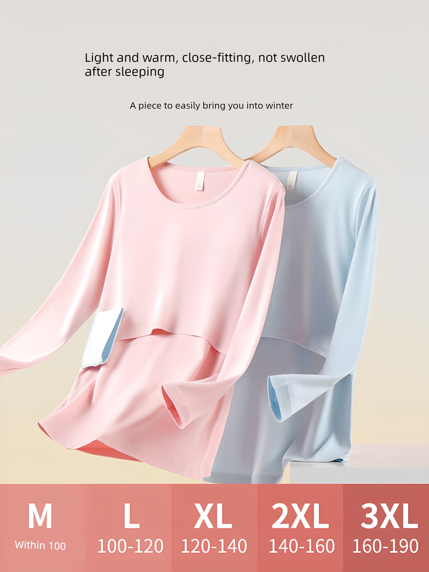 Breastfeeding Top Tops Pure Cotton Maternity Thermal Underwear Autumn and Winter Nursing Pajamas Confinement Clothing Bottoming Shirt with Chest Pad — 4
