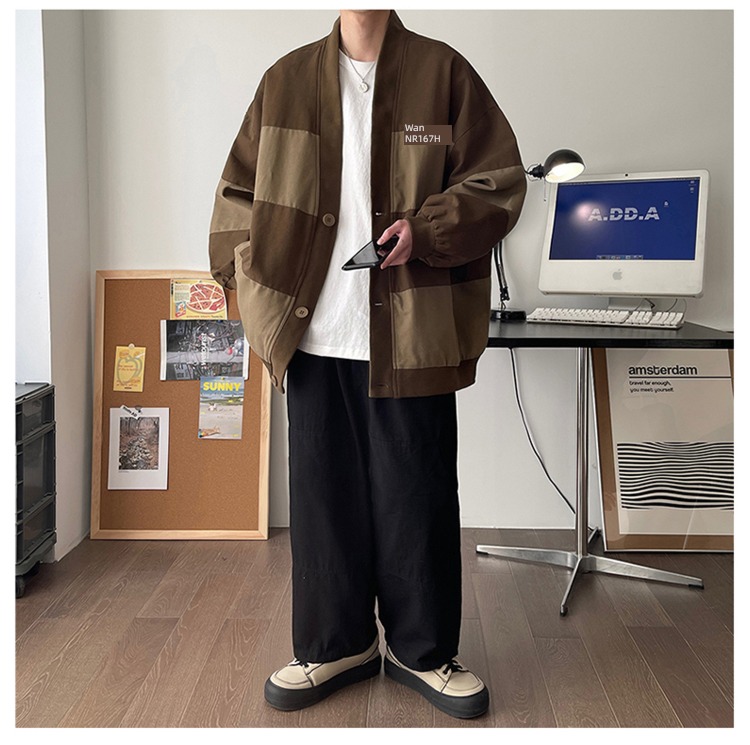man ins Chaopai Spring and Autumn easy Jacket loose coat