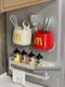 The outer side of the refrigerator storage rack is wall-mounted kitchen entrance door and the entrance multi-functional wheat door chips magnetic absorption box