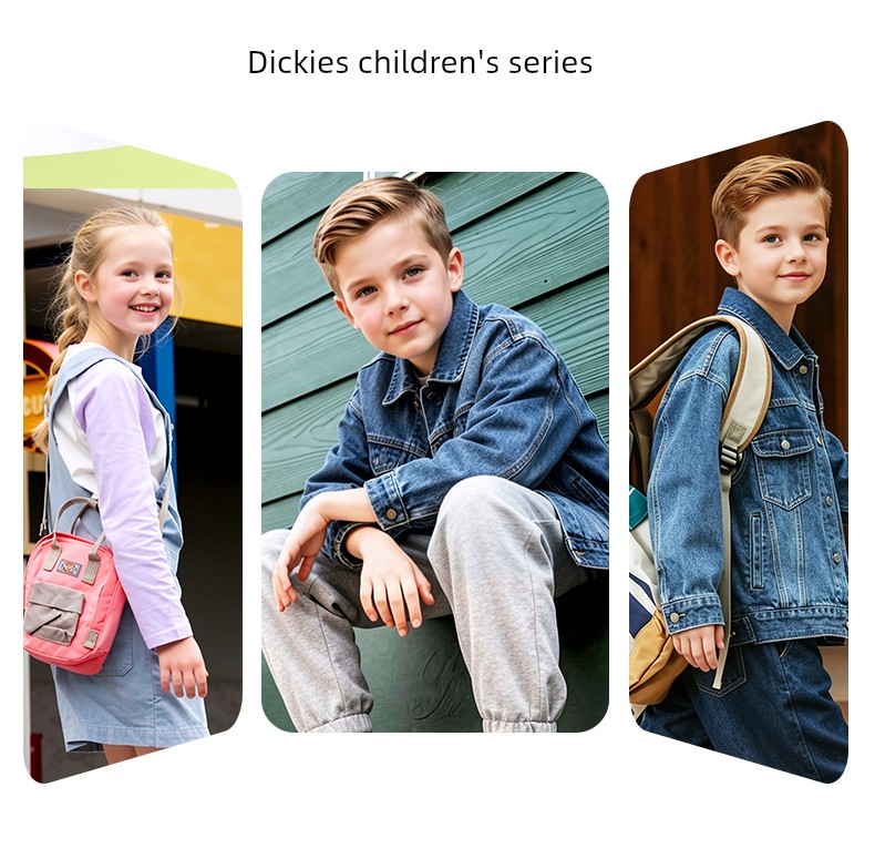 Dickies Medium and Large Children's Sports Shoes for Boys and Girls, 2026 Autumn New Model, Lightweight Shock-Absorbing Wear-Resistant Dad Shoes — 8