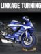 Yamaha alloy motorcycle model simulation motorcycle model figure toy sports car metal boy birthday gift