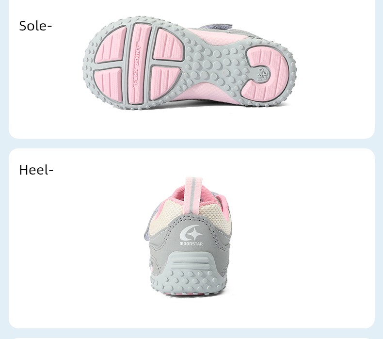 Moonstar 2-8 Years Old Toddler Shoes with Helmet-Style Anti-Kick Design, Functional Sports Shoes for Boys and Girls — 37