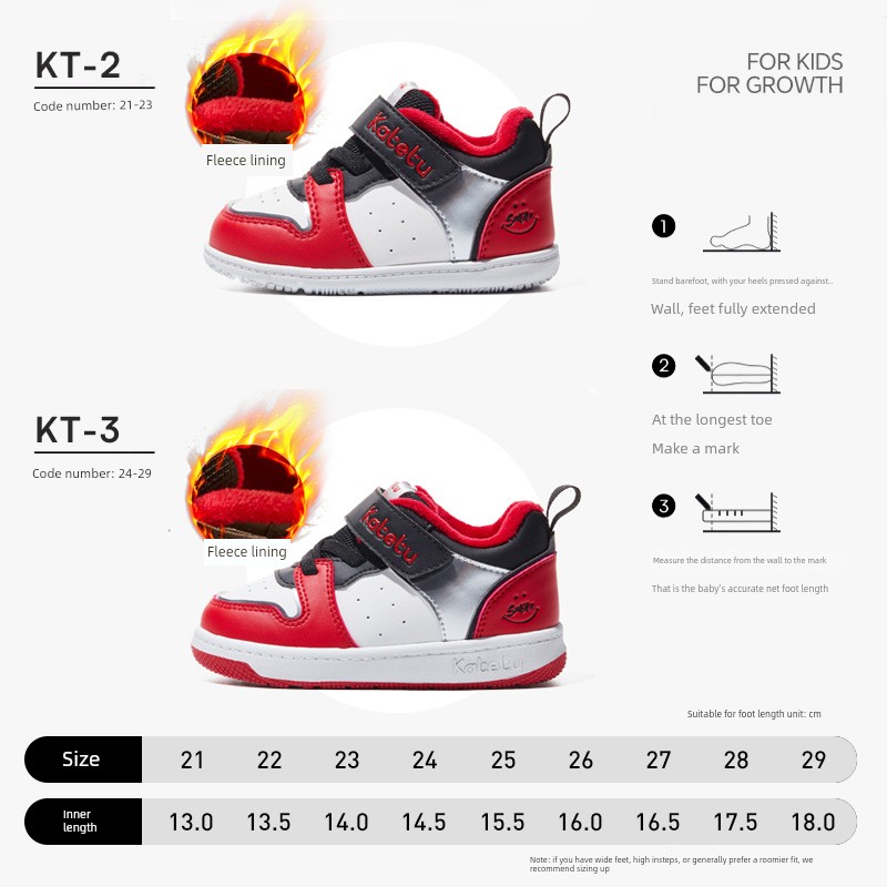 Fall Crtartu Boys and Girls Non Slip Baby Sneakers — 3