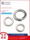 304 stainless steel open elastic pad Spring washer Elastic gasket M1.6M2M3M4M5M6M8M10M12-M33
