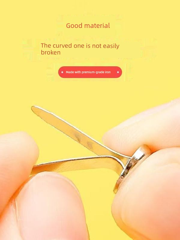 Children's DIY Two-Pronged Nails for Handmade Models, Rivets, Large-Headed Nails, Round-Headed Nails, Small Nails, Shadow Puppet Show Double-Headed Nails