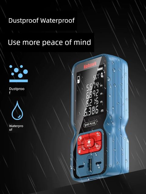 Infrared laser rangefinder electronic ruler laser ruler high-precision room instrument Bluetooth cad distance measuring instrument