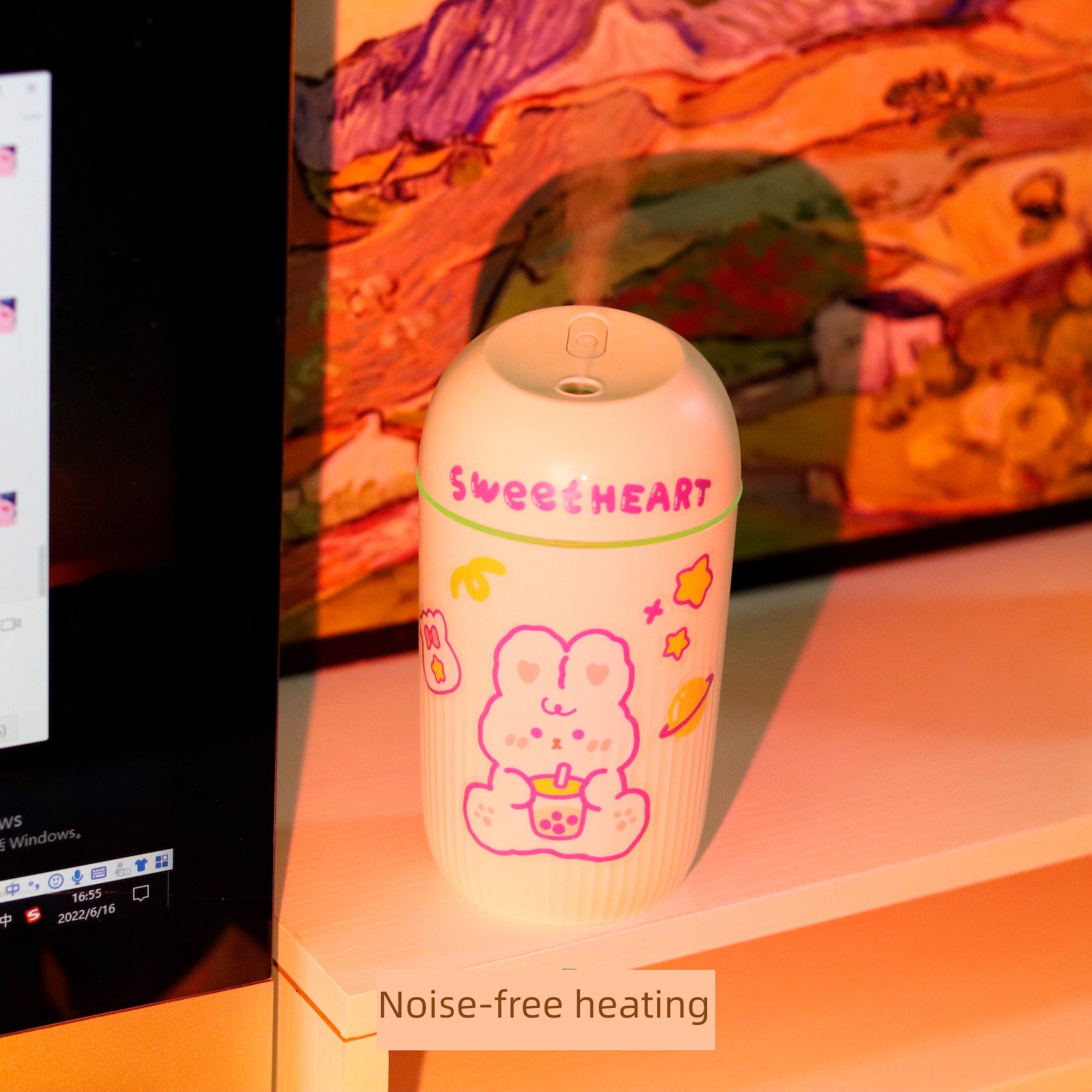 Charging money Fan Girlish heart Sprayer Humidifier