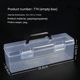 Rectangular plastic packaging box matte matte electronic hardware component box high-end empty box small storage box