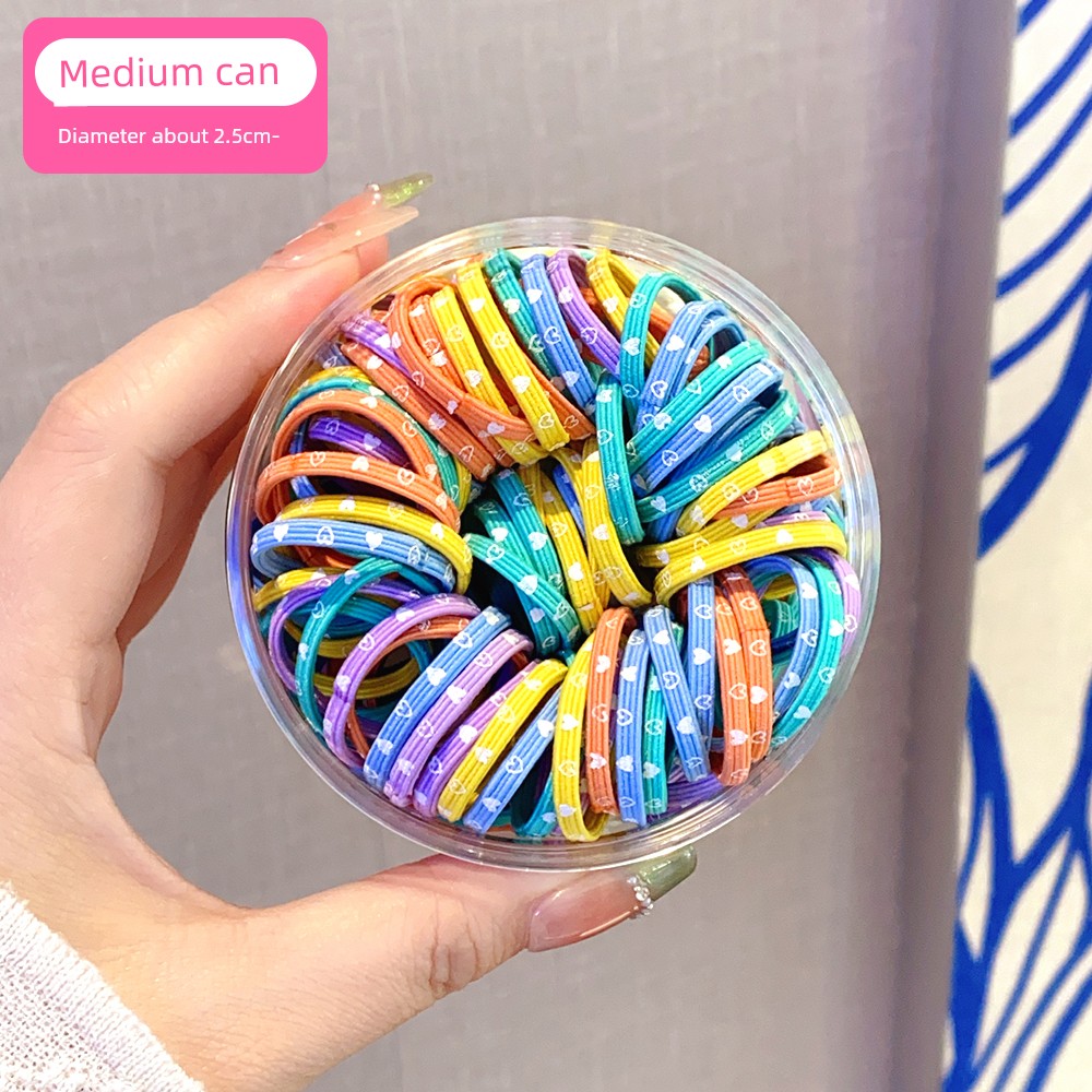 Children's Rubber Bands, High-Elasticity Hair Ties, Durable Hair Ropes with Good Elasticity, Girls' Hair Accessories That Don'T Damage Hair, Ponytail Hair — 1