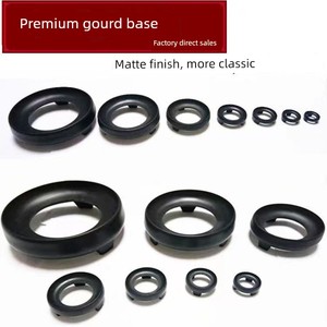Matte-Style Gourd Base for Crafts, Resin Hollow Base for Egg-Shaped Crystal Balls and Walnut Crafts