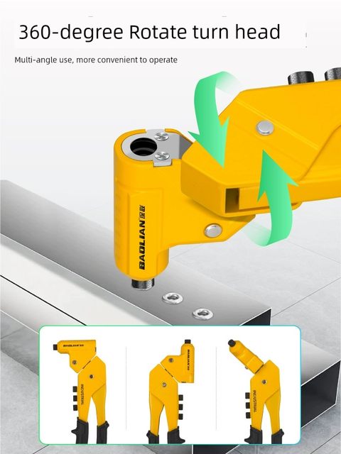 Baolian single-handle manual labor-saving cap gun rivet gun manual core pulling gun nail pulling gun household tools