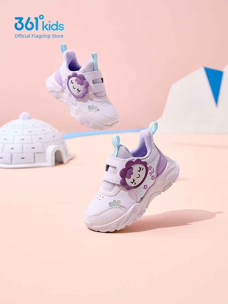 361 Degrees Children's Shoes for Girls, Toddler Shoes, Autumn New Model, Girls' Sports Shoes, Breathable Mesh Baby Shoes — 2