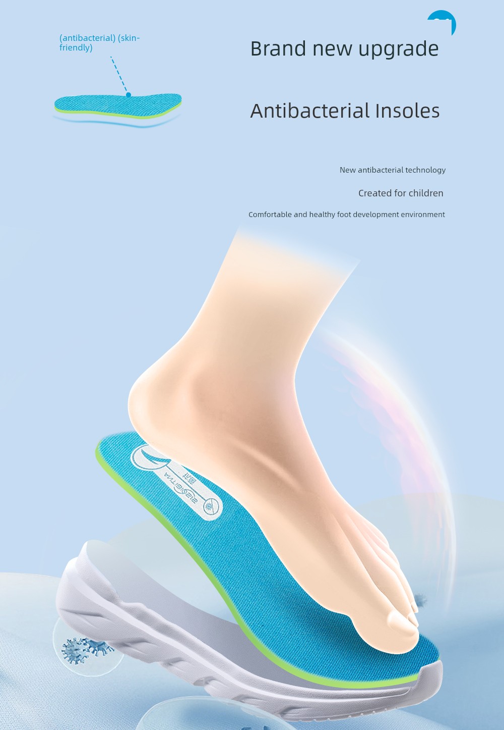 Vitality | Anta Kidsren's Shoes, Boys' and Girls' Running Shoes, 2026 Autum New Kidsren's Sports Running Shoes, Campus Casual Shoes — 2