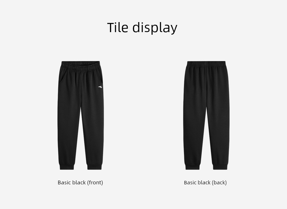 Anta Kidsren's Clothing Boys' Pants Spring and Autumn Quick-Drying Long Pants 2026 New Autumn Sweatpants Youth Sports Pants — 155