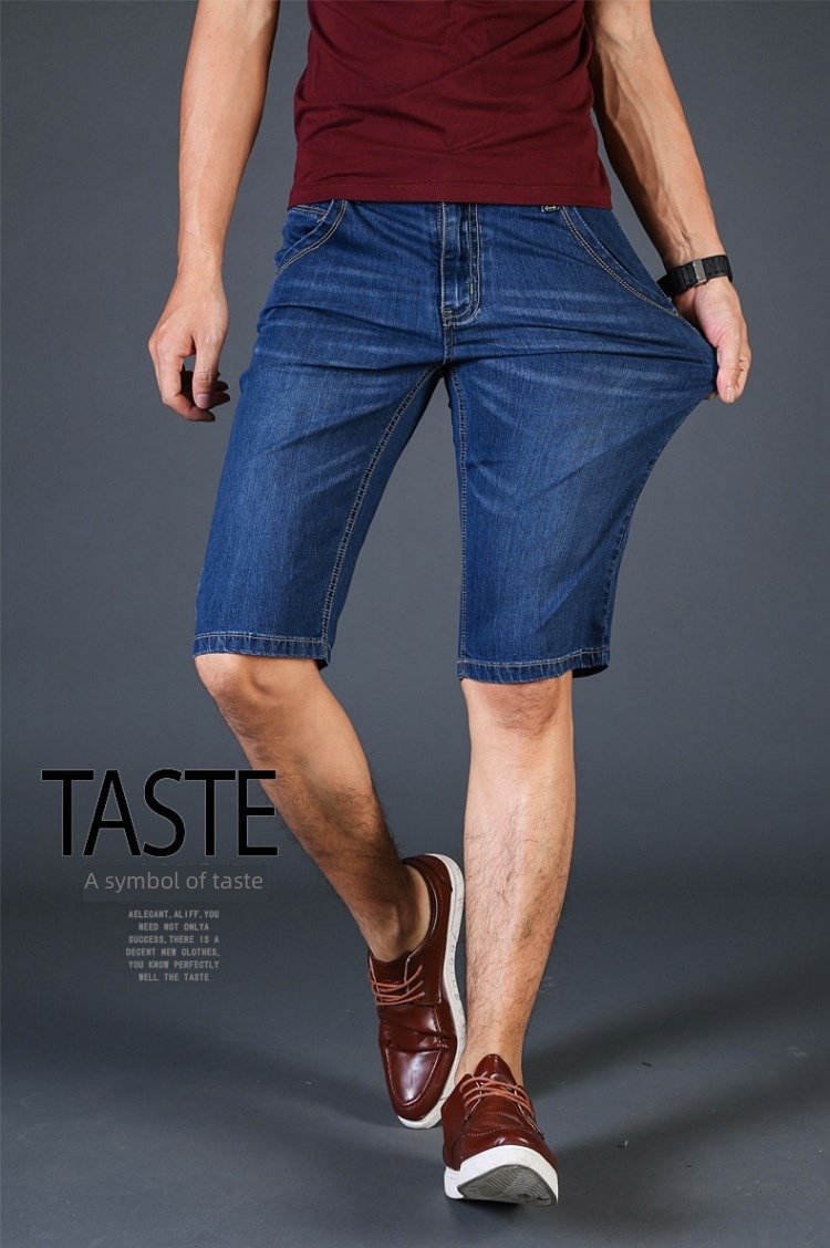 full marks summer Thin money elastic foreign trade Fattening Men's trousers