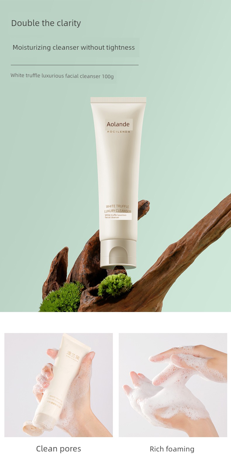 Aolan Dai's White Truffle Set Can Be Used for Pregnancy Preparation, Specifically for Skin Care, Moisturizing, Hydrating Lotion, and Essence Skin Care Set — 3