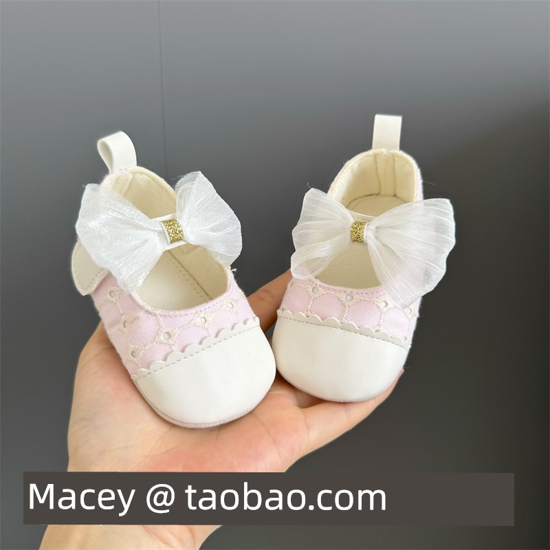 24 New Arrival Spring and Summer Baby Soft Sole Shoes 0-1 Year Old Tight Baby Toddler Flats 6-12 Months Princess Shoes — 2