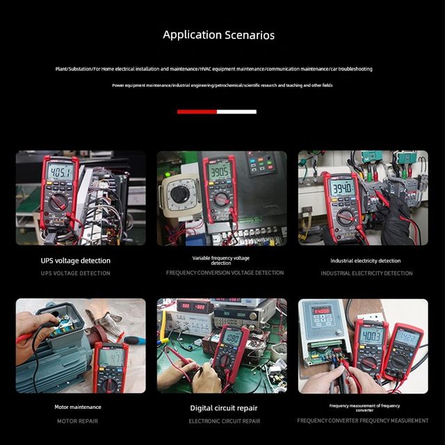 Ulide UT39A multimeter digital high-precision electrician maintenance fully automatic anti-burn universal meter UT136B