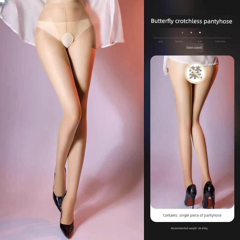 Black Sheer Stockings for Women, Thin Anti-Snag White Stockings, Spring and Summer Nude Color Pantyhose, Natural Bare-Leg Effect, Summer Season — 5