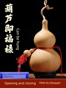 Large Hallway Bedroom Hand Toy Door to Door Natural Bottle Gourd