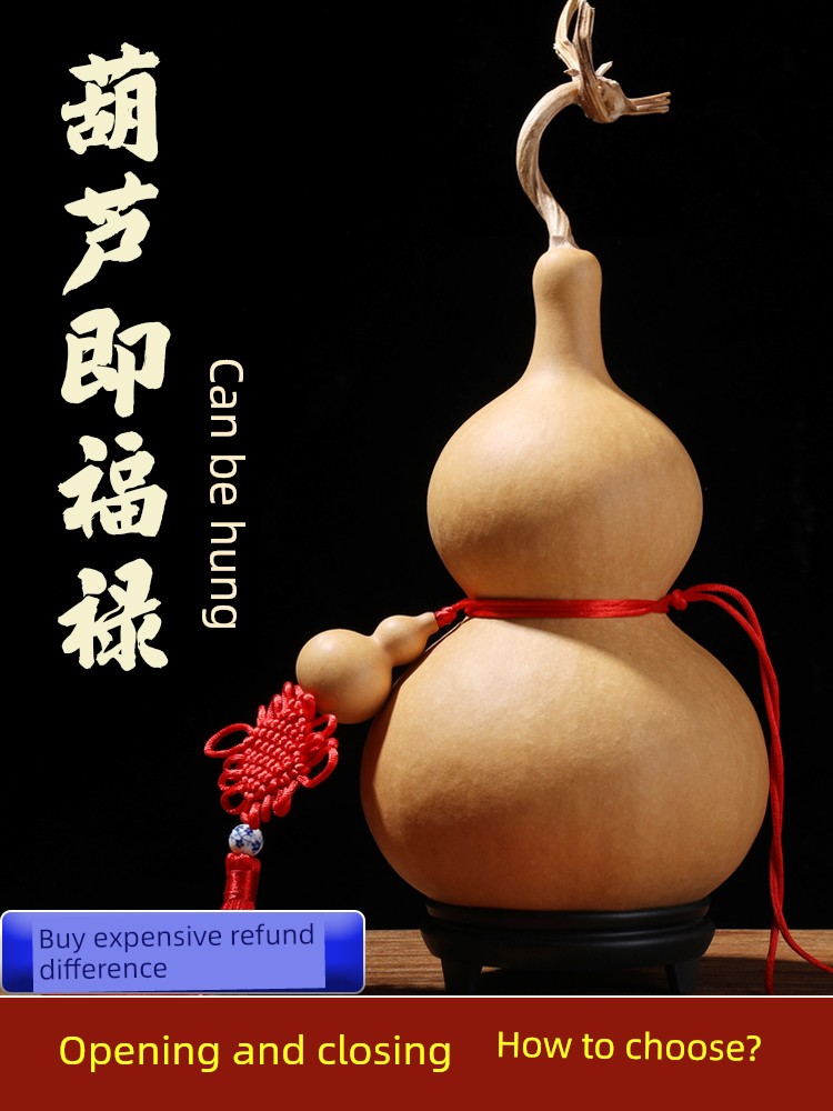 Large Hallway Bedroom Hand Toy Door to Door Natural Bottle Gourd