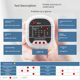 Bull power socket electrical tester phase meter tester ground wire neutral live polarity detector electrical tester plug