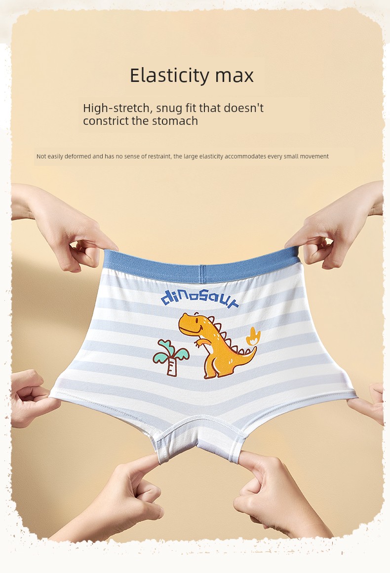 [100% Cotton] Boys' Underwear, Kidsren's Pure Cotton Boxer Shorts, Baby Boys, Kids, All Cotton — 5