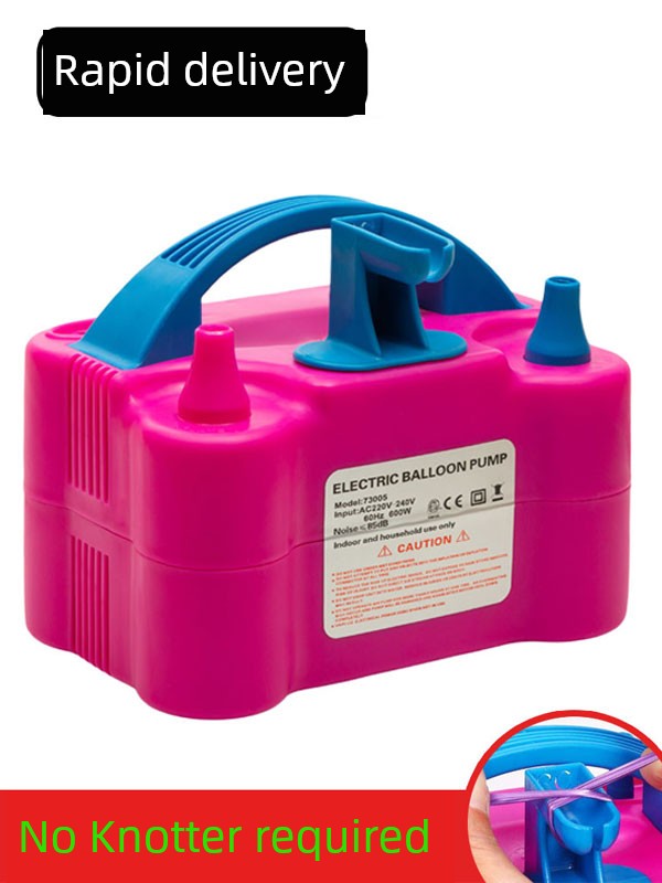 New Upgraded Electric Tire Pump Blowing Balloons Machine Air Pump Charging Cylinder Inflator Pumping Ball Blowing Balloons