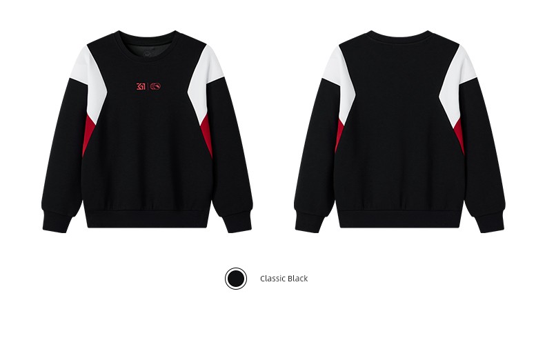 361 ° Children's Clothing for Boys and Girls, Pullover Sweatshirt, Round Neck, Autumn and Winter 2026 New Autumn Style, Fleece-Lined Long-Sleeved Sports — 27