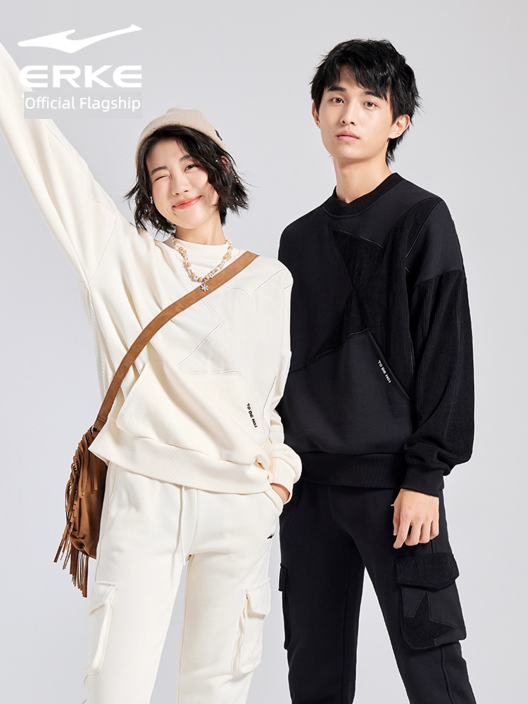 Erke corduroy leisure time motion Couples dress