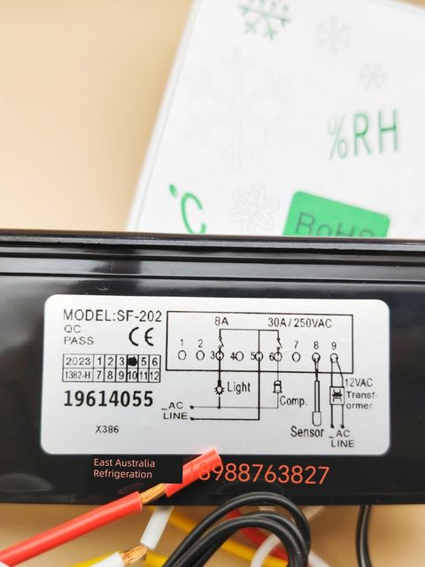 尚方温控器PC-202蛋糕柜度雪柜冰柜 SF-202可调温控制仪数显配件
