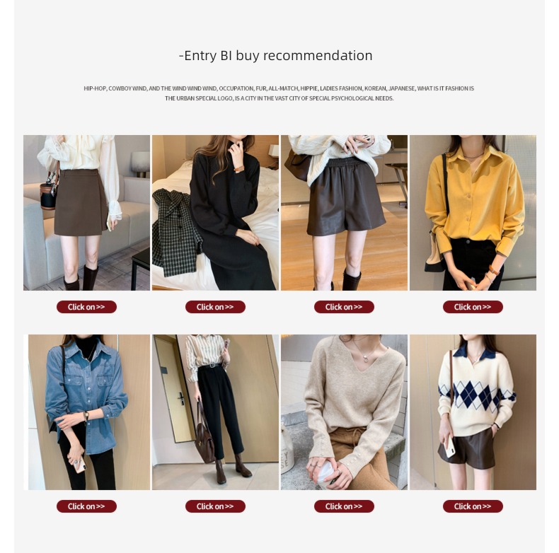 Autumn and winter easy Half high collar black knitting Dress