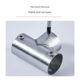 Clothes rod four-way circular pipe connection stainless steel pipe accessories clothes rack shelf joint clothes rack accessories tee