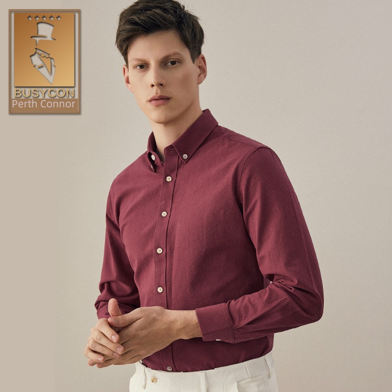 Inch shirt groom marry leisure time man Long sleeve shirt