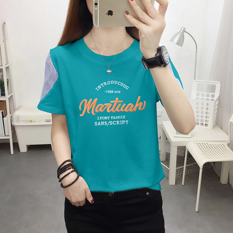 ins Half sleeve Design sense niche ma'am Compassionate summer wear