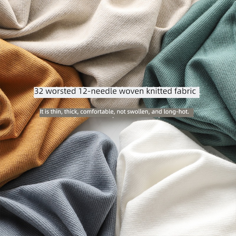 American style Light luxury Thick and solid T-shirt Undershirt High collar sweater