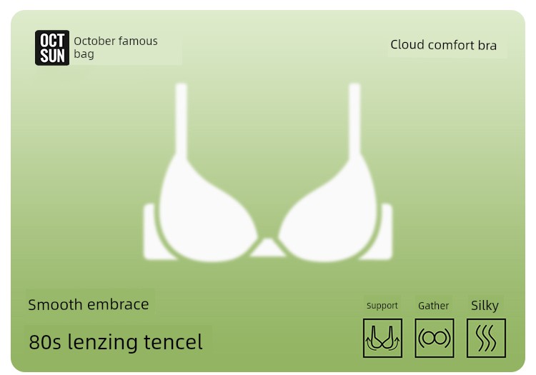 October's Popular Front-Button Maternity Nursing Bra, Anti-Sagging, Postpartum Breastfeeding-Specific Sleep Vest Bra — 2