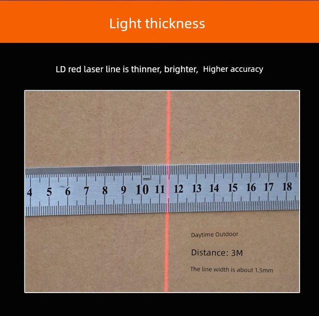 Laise's new 12-line green light LS6656 laser level high brightness high precision strong light infrared level