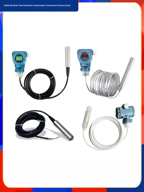 Input level transmitter Digital water level probe level meter Fire water tank pool display alarm control box